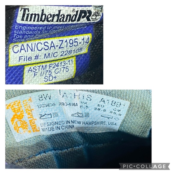 Timberland Pro Powertrain Sport Alloy Toe Work Shoes In Purple,Size 8W - Picture 8 of 10